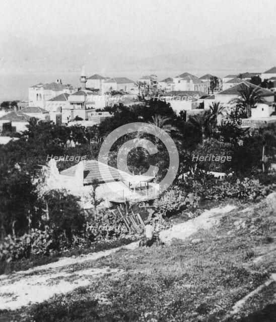 Beirut from the American College, Lebanon, c1927-c1931.  Artist: Cavanders Ltd