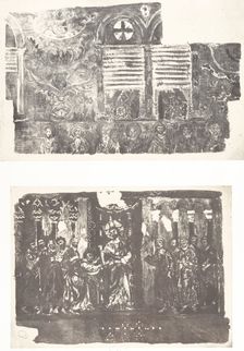 Beit-Lehem, Mosaïque de l'église I, 1854. Creator: Auguste Salzmann