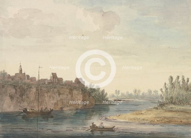 Belgern at the Elbe, c1775-1779. Creator: Georg Melchior Kraus.