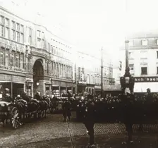 Belgian troops, Aachen, Germany, c1914-c1918