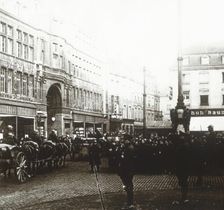 Belgian troops, Aachen, Germany, c1914-c1918