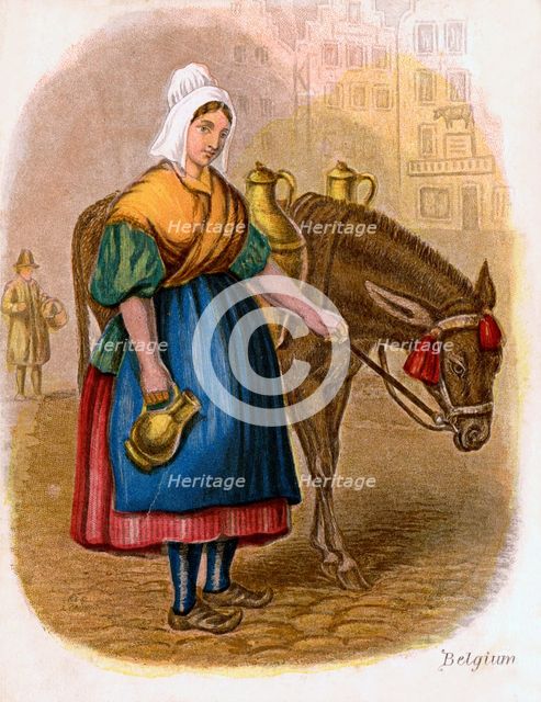 'Belgian Milk-Woman', 1809.Artist: W Dickes