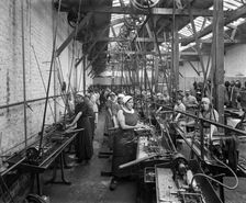 Belgian Munition Works, Clevedon Road, Barnes, Richmond, London, September 1918. Artist: Adolph Augustus Boucher