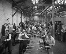 Belgian Munition Works, Clevedon Road, Barnes, Richmond, London, September 1918. Artist: Adolph Augustus Boucher