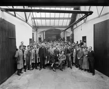 Belgian Munition Works, Clevedon Road, Barnes, Richmond, London, September 1918. Artist: Adolph Augustus Boucher