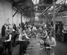 Belgian Munition Works, Clevedon Road, Barnes, Richmond, London, September 1918. Artist: Adolph Augustus Boucher