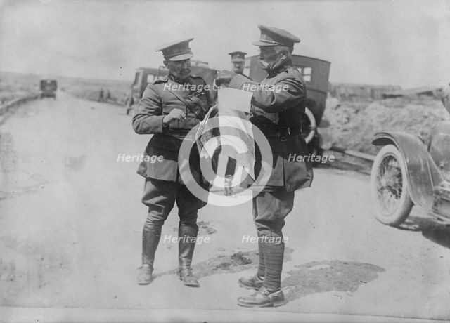 Belgian officers, 1917. Creator: Bain News Service.
