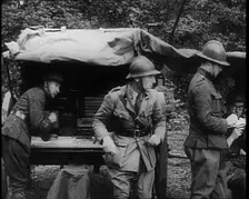 Belgian Soldiers Preparing for German Advance, 1940. Creator: British Pathe Ltd