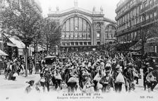 Belgians arriving in Paris, 1914