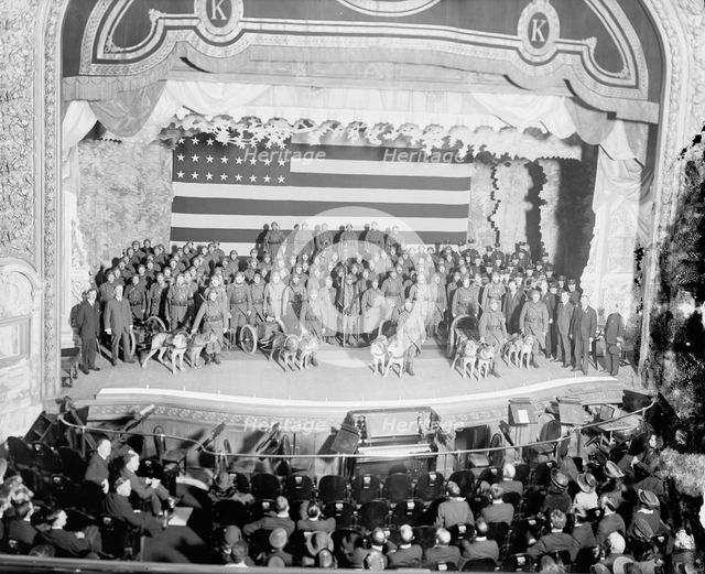 Belgians At Keith Theater, 1919. Creator: Harris & Ewing.