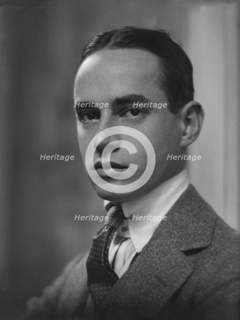 Belden, Charles O., Mr., portrait photograph, 1917 Feb. 21. Creator: Arnold Genthe.