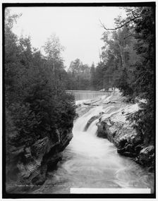 Belden's Falls, Green Mountains, between 1900 and 1906. Creator: Unknown