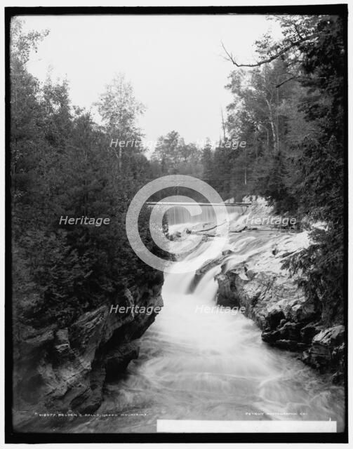 Belden's Falls, Green Mountains, between 1900 and 1906. Creator: Unknown.