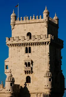 Belém Tower (Tower of Belém), Lisbon, Portugal, 16th century, 2008. Architectural detail. Creator: Unknown