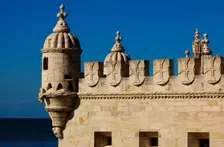 Belém Tower (Tower of Belém), Lisbon, Portugal, 16th century, 2008. Architectural detail. Creator: Unknown