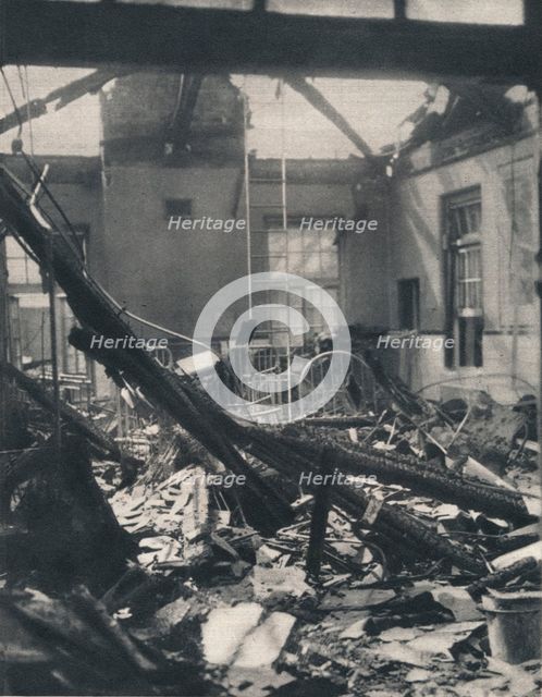 'Belfast: Children's Ward. The enemy's attack was directed against the whole life of the people, the Artist: Unknown.