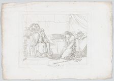 Belisane and Percival Under the Enchantment of Urma, 1806. Creator: Johann Heinrich Lips