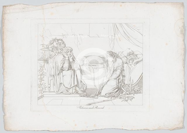 Belisane and Percival Under the Enchantment of Urma, 1806. Creator: Johann Heinrich Lips.