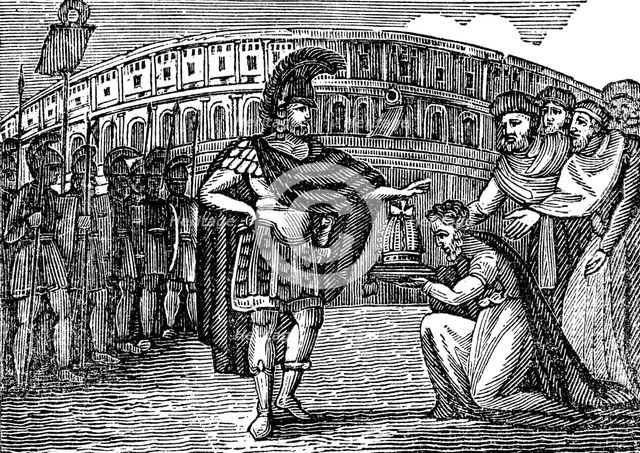 Belisarius (505-565), Byzantine general under Justinian I, 540 (1830). Artist: Unknown