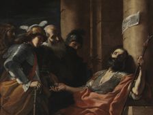 Belisarius Begging for Alms, 1660s. Creator: Preti, Mattia (1613-1699)