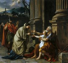 Belisarius Begging for Alms, 1781. Creator: David, Jacques Louis (1748-1825)