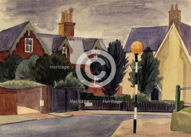 Belisha beacon, c1951. Creator: Shirley Markham.