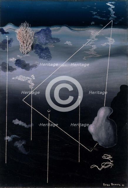 Belomancie I, 1927. Creator: Yves Tanguy.