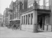 Belongings of Count J.H. Von Bernstorff being removed from the German Embassy, Washington DC, 1917. Creator: Harris & Ewing