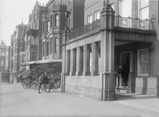Belongings of Count J.H. Von Bernstorff being removed from the German Embassy, Washington DC, 1917. Creator: Harris & Ewing