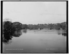 Beloit, Wis. from the bridge, between 1880 and 1899. Creator: Unknown