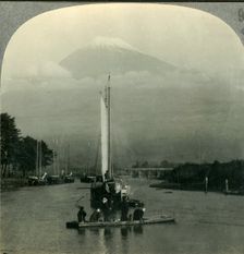 Beloved of Artists and Poets - Snow-capped Fuji, the sacred Mountain of Japan c1930s. Creator: Unknown