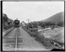 Below Hunlocks i.e. Hunlock, Pa., between 1890 and 1901. Creator: Unknown