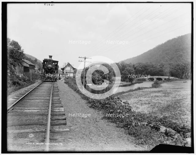Below Hunlocks i.e. Hunlock, Pa., between 1890 and 1901. Creator: Unknown.