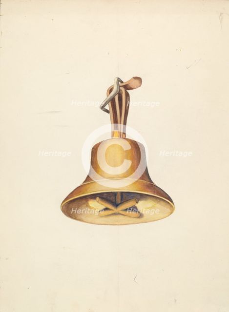 Bell, 1935/1942. Creator: Unknown.
