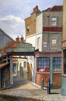 Bell Tavern, Addle Hill, London, 1868. Artist: JT Wilson