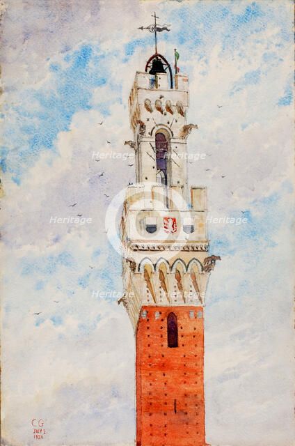 Bell Tower, Italy, 1933. Creator: Cass Gilbert.