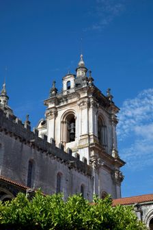 Bell tower, Monastery of Alcobaca, Alcobaca, Portugal, 2009. Creator: Samuel Magal