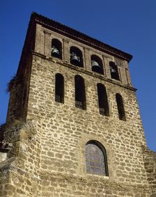 Bell tower, San Gil church, Cervera del Rio Alhama, La Rioja, Spain, 15th-17th century (2001). Creator: LTL