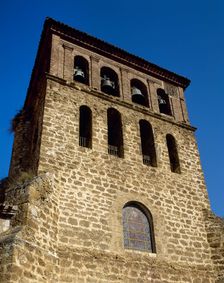 Bell tower, San Gil church, Cervera del Rio Alhama, La Rioja, Spain, 15th-17th century (2001). Creator: LTL