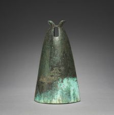 Bell with Diamond-Shaped Insignia, 300s-100s BC. Creator: Unknown