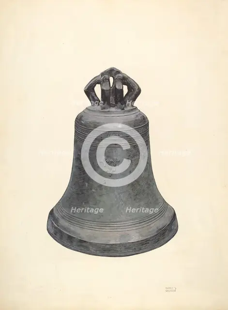Bell, c. 1937. Creator: Harry Grossen.