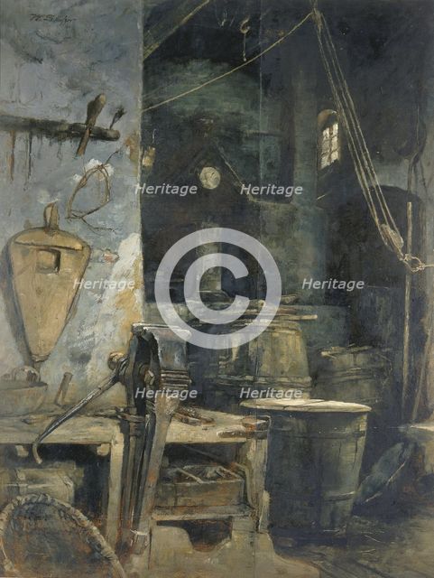 Bell Foundry, Germany, ca. 1874. Creator: Walter Shirlaw.