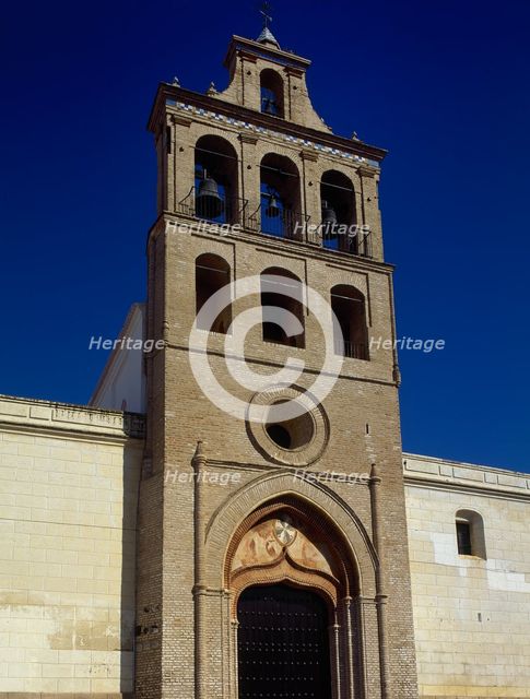 Bell-gable, Church of Dominic de Guzman, Lepe, Andalusia, Spain, 16th century (2001).  Creator: LTL.