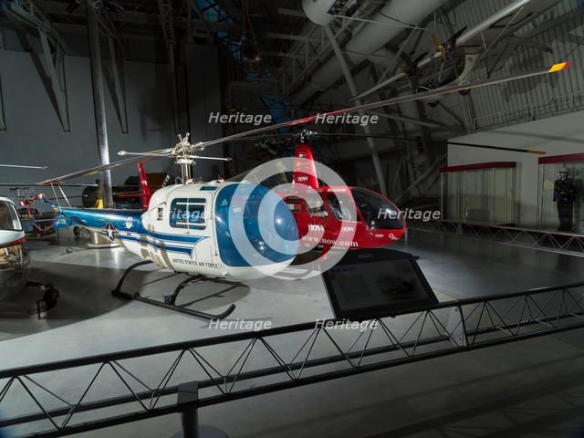 Bell H-13J, ca. 1957. Creator: Bell Helicopter Textron Inc..