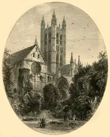 Bell Harry Tower, Canterbury Cathedral 1890. Creator: Unknown