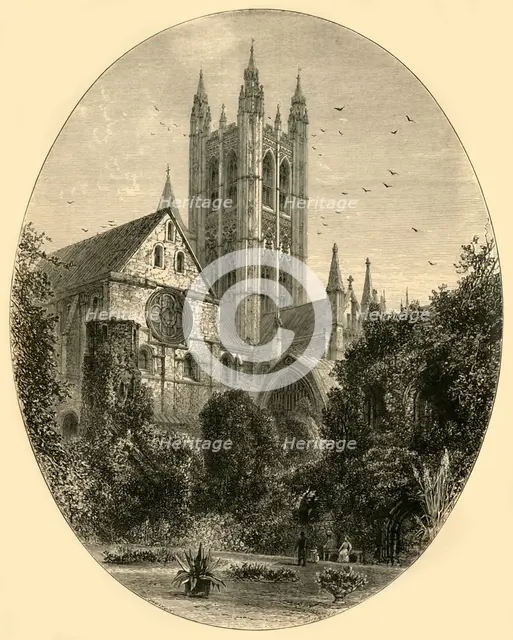 'Bell Harry Tower, Canterbury Cathedral', 1890.   Creator: Unknown.
