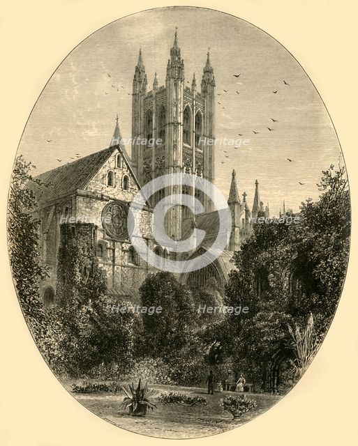 'Bell Harry Tower, Canterbury Cathedral', 1890.   Creator: Unknown.