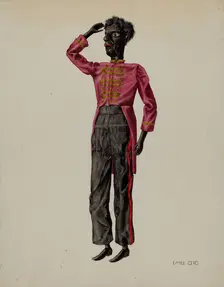 Bell Hop Marionette, c. 1938. Creator: Emile Cero