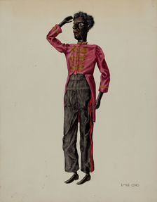 Bell Hop Marionette, c. 1938. Creator: Emile Cero