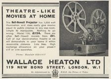 Bell-Howell projector , 1935